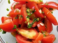 Низкокалорийный салат из помидоров с бальзамическим уксусом рецепт с фото 